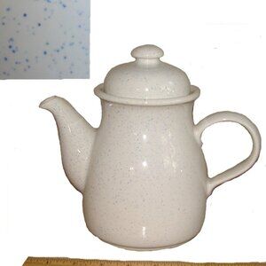 Blue Speckled Stoneware TEAPOT German Democratic Republic GDR ca. 1949-90 Vtg